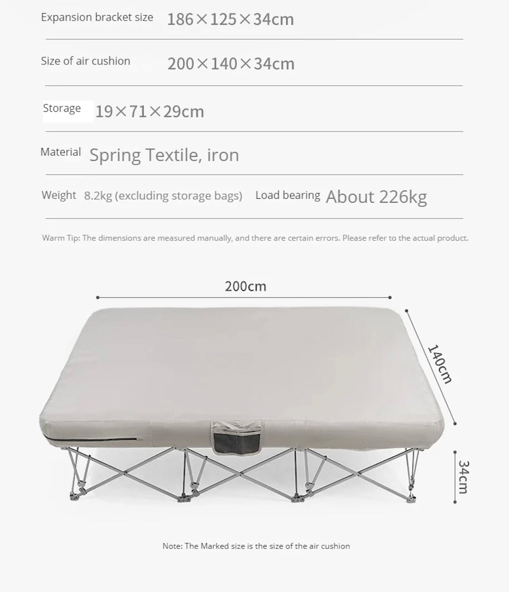 x Nature Folding Camping Bed