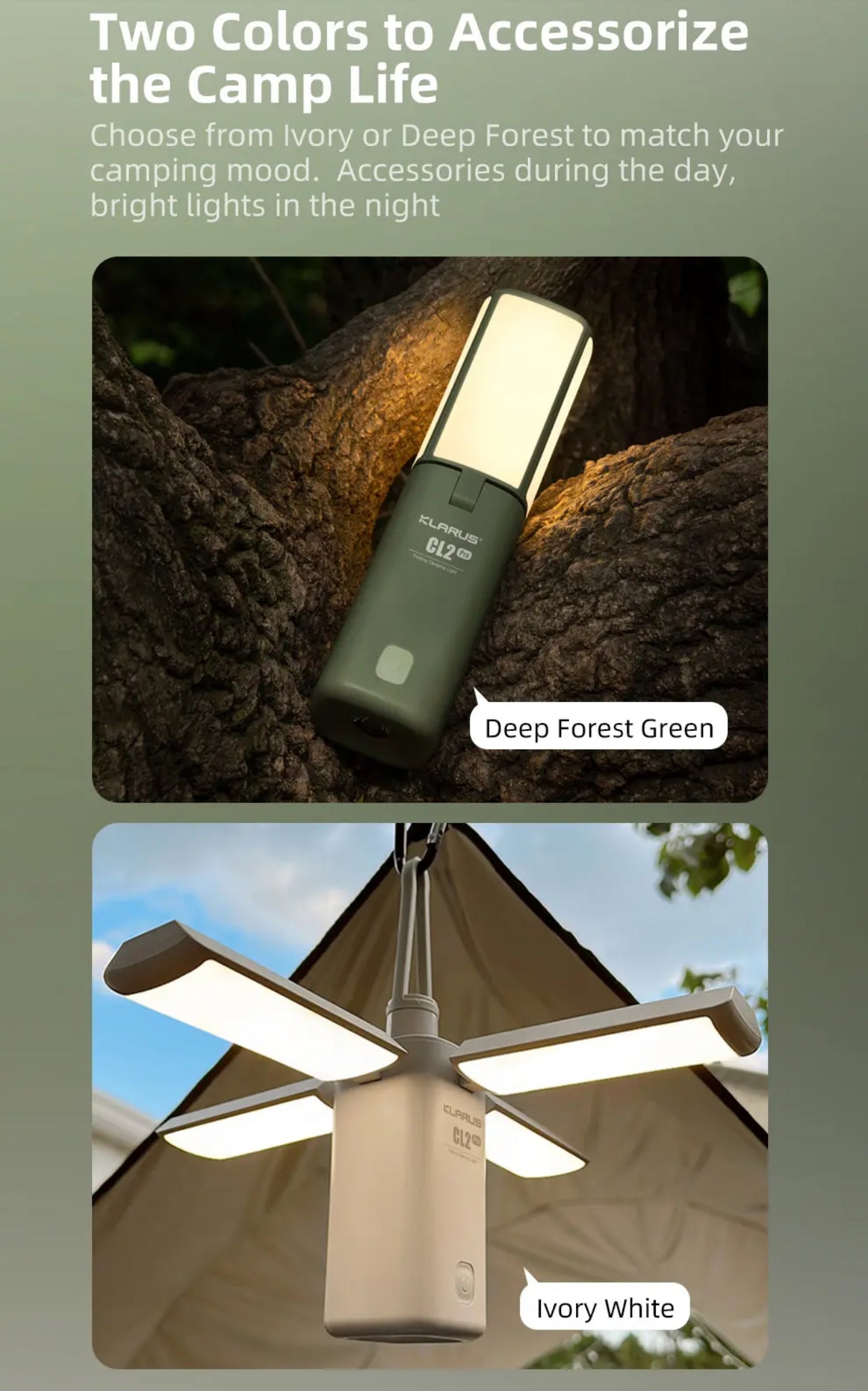 x Nature Folding camping Light CL2 pro