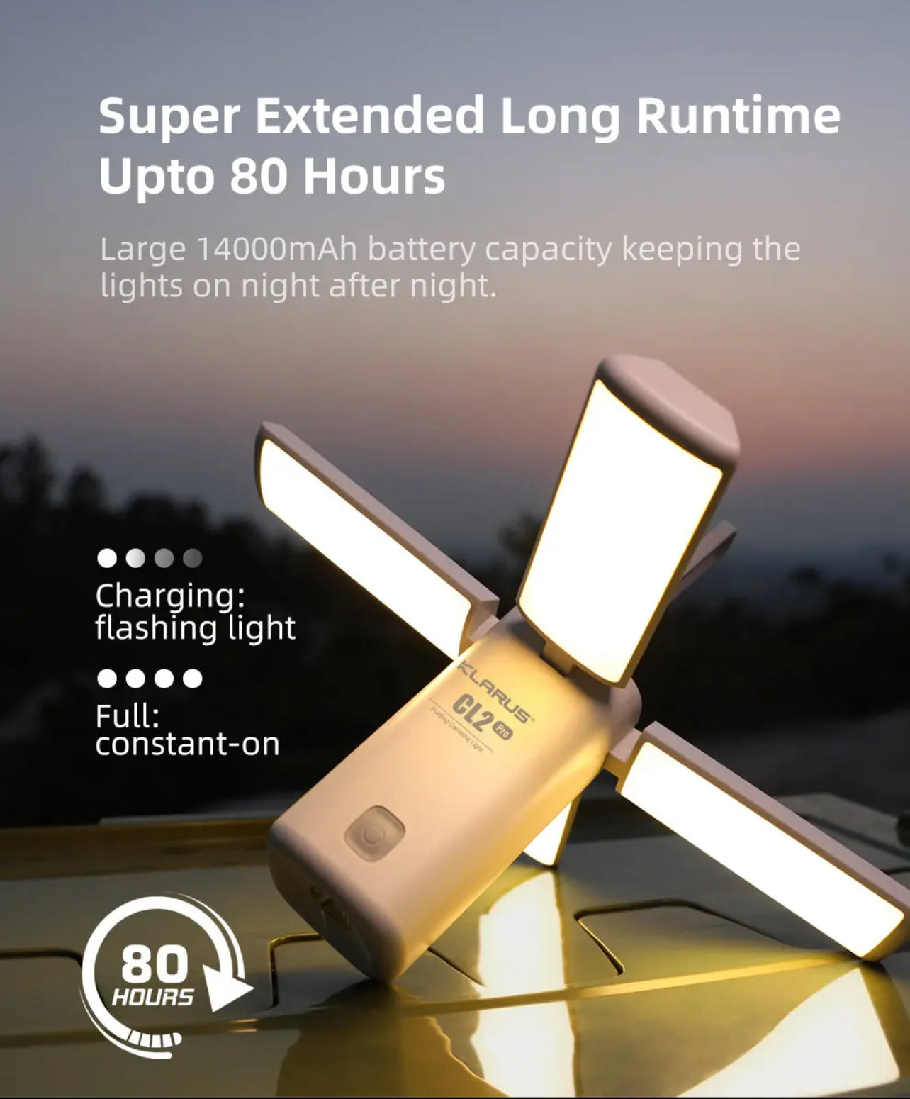 x Nature Folding camping Light CL2 pro
