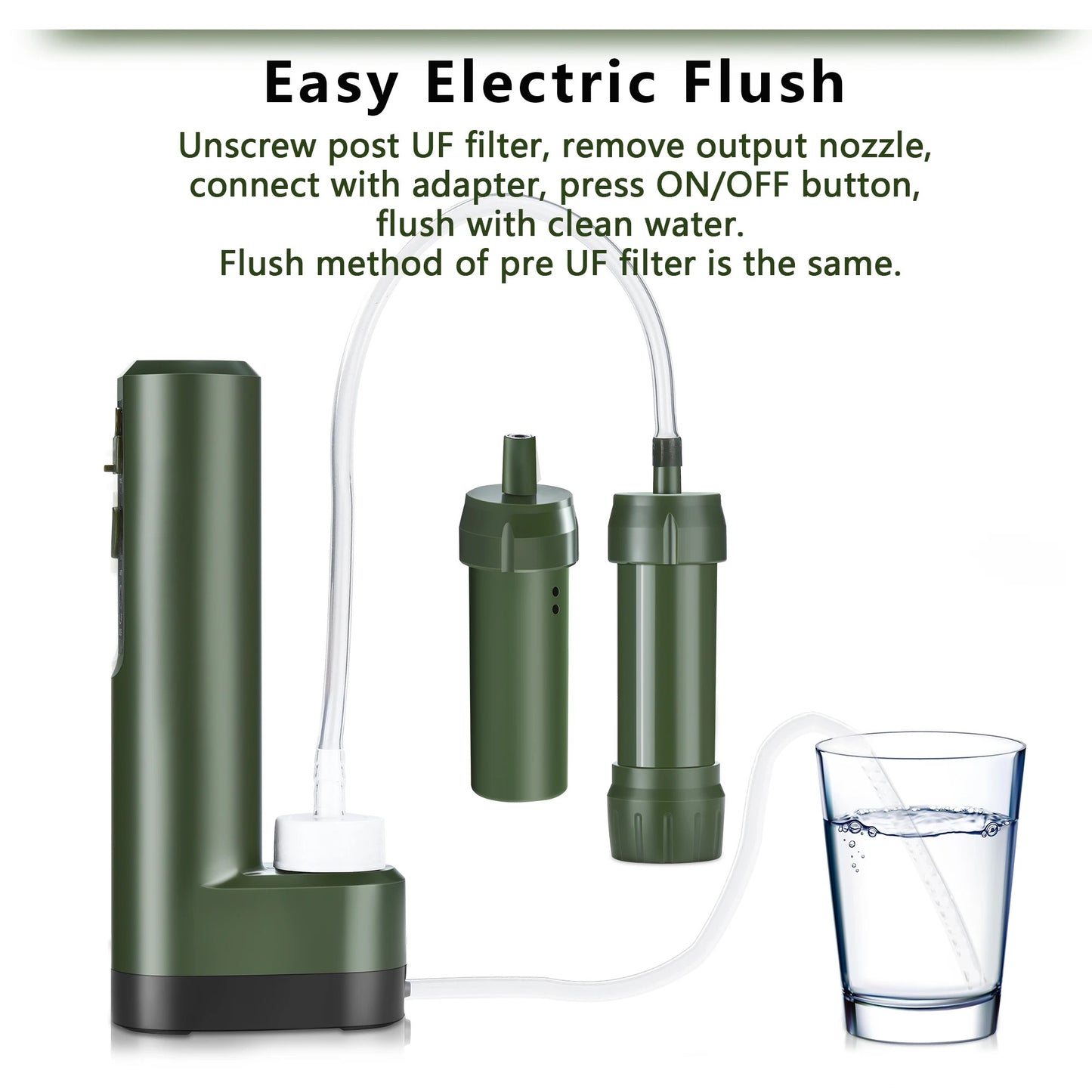 x Nature outdoor electeic water filter, Water purification pipette