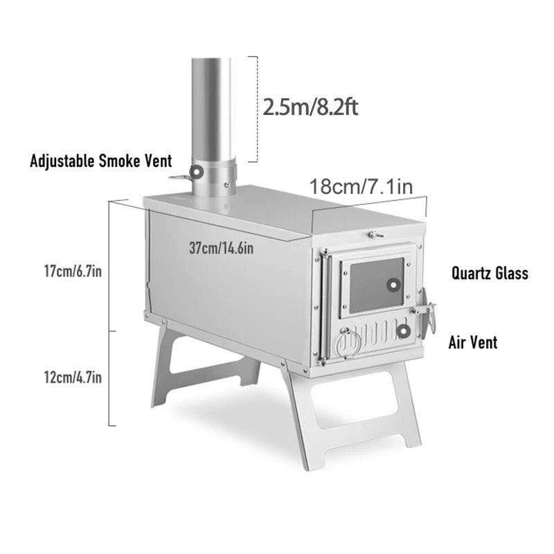 x Nature Folding Wood Burner