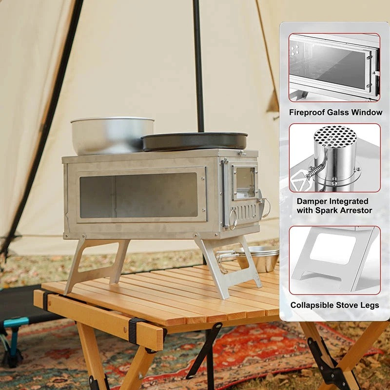 x Nature Folding Wood Burner