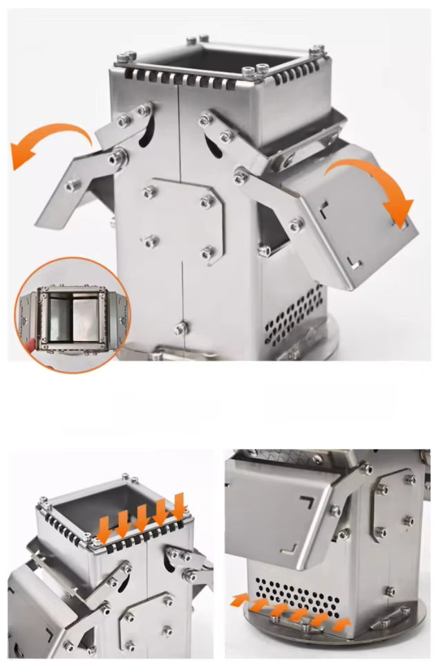 xNature Castle Wood Stove / Pellet Stove Multifunction