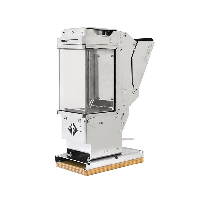 xNature Vertical Glass Wood/Pellet Burning Stove