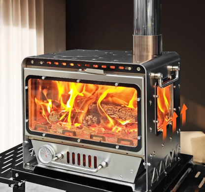 xNature Castle Wood Stove / Pellet Stove Multifunction