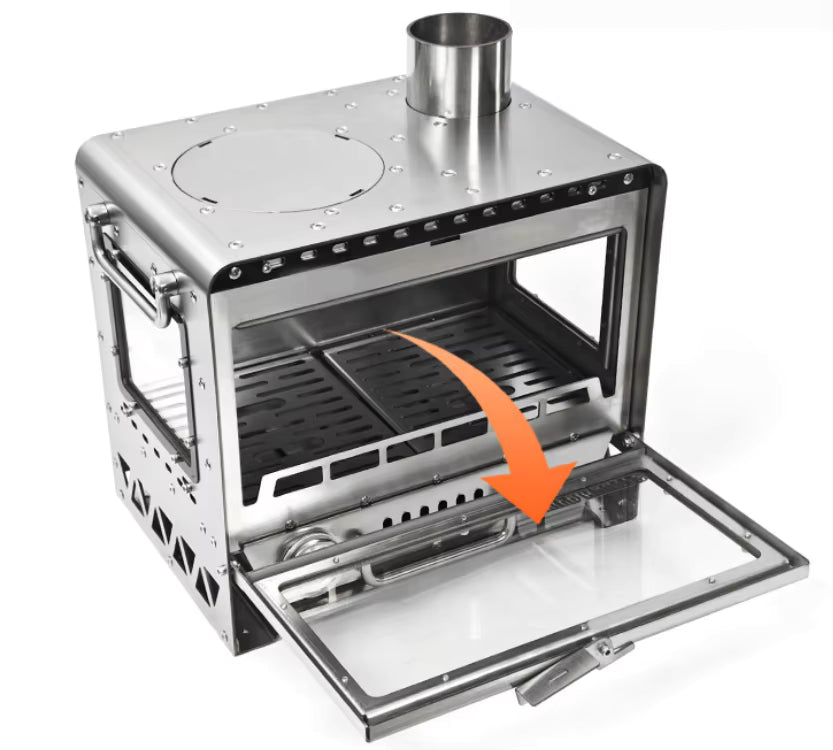 xNature Castle Wood Stove / Pellet Stove Multifunction