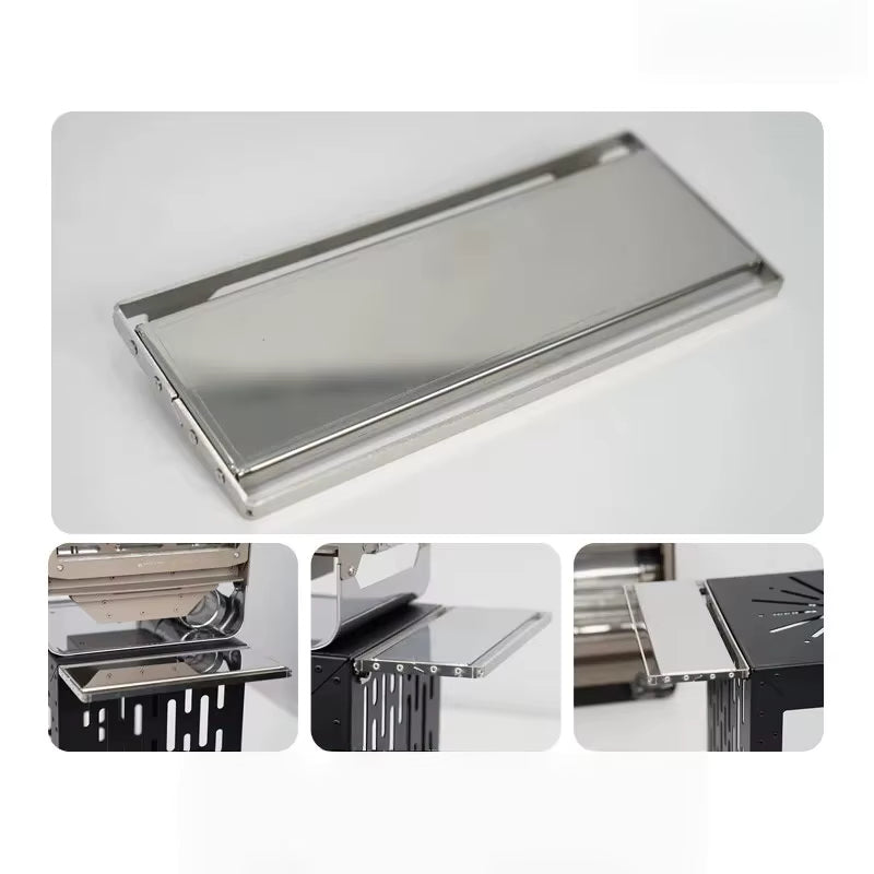 xNature Vertical Glass Wood/Pellet Burning Stove