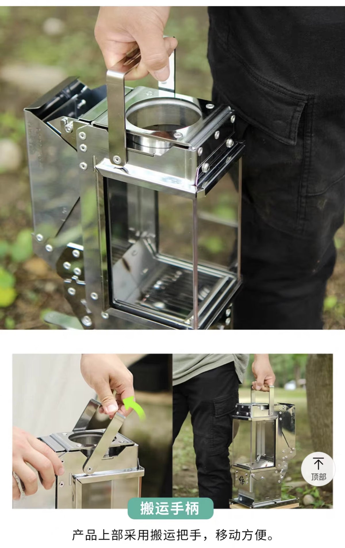 xNature Vertical Glass Wood/Pellet Burning Stove