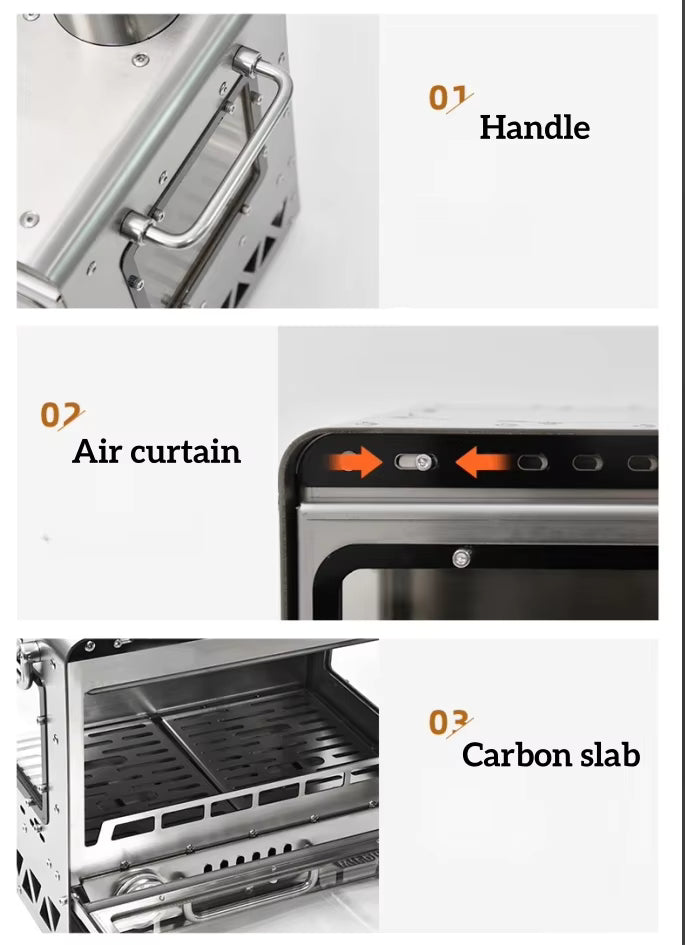 xNature Castle Wood Stove / Pellet Stove Multifunction