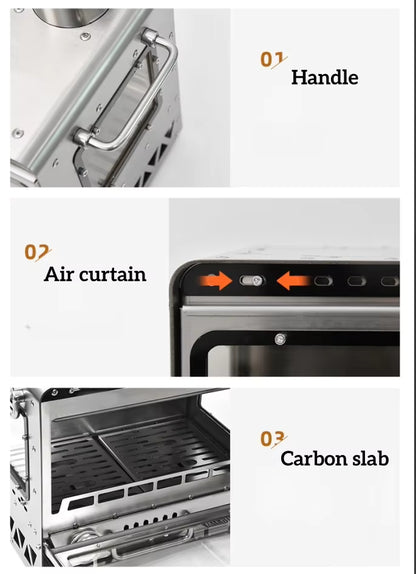 xNature Castle Wood Stove / Pellet Stove Multifunction
