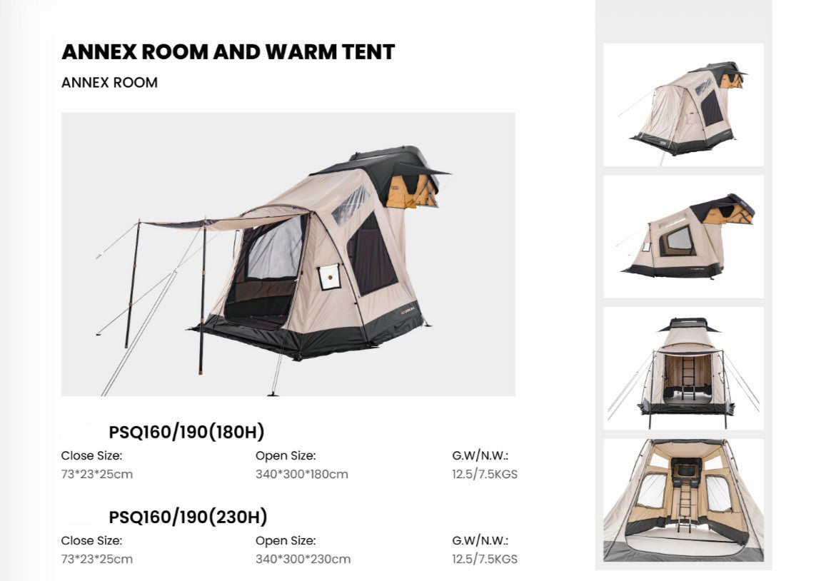 xNature Hard Shell Rooftop Tent