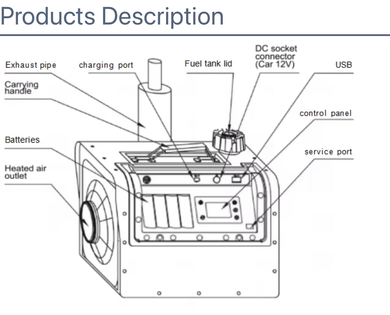 xNature Self-generating Portable Diesel Heater