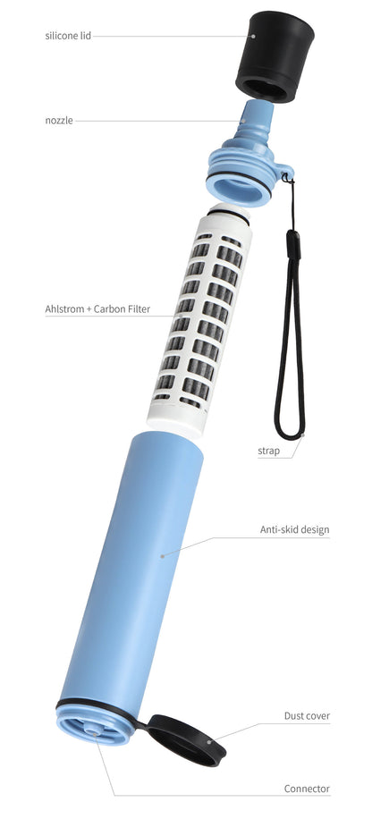 x Nature Portable Water filter Water straw