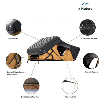 xNature Hard Shell Rooftop Tent