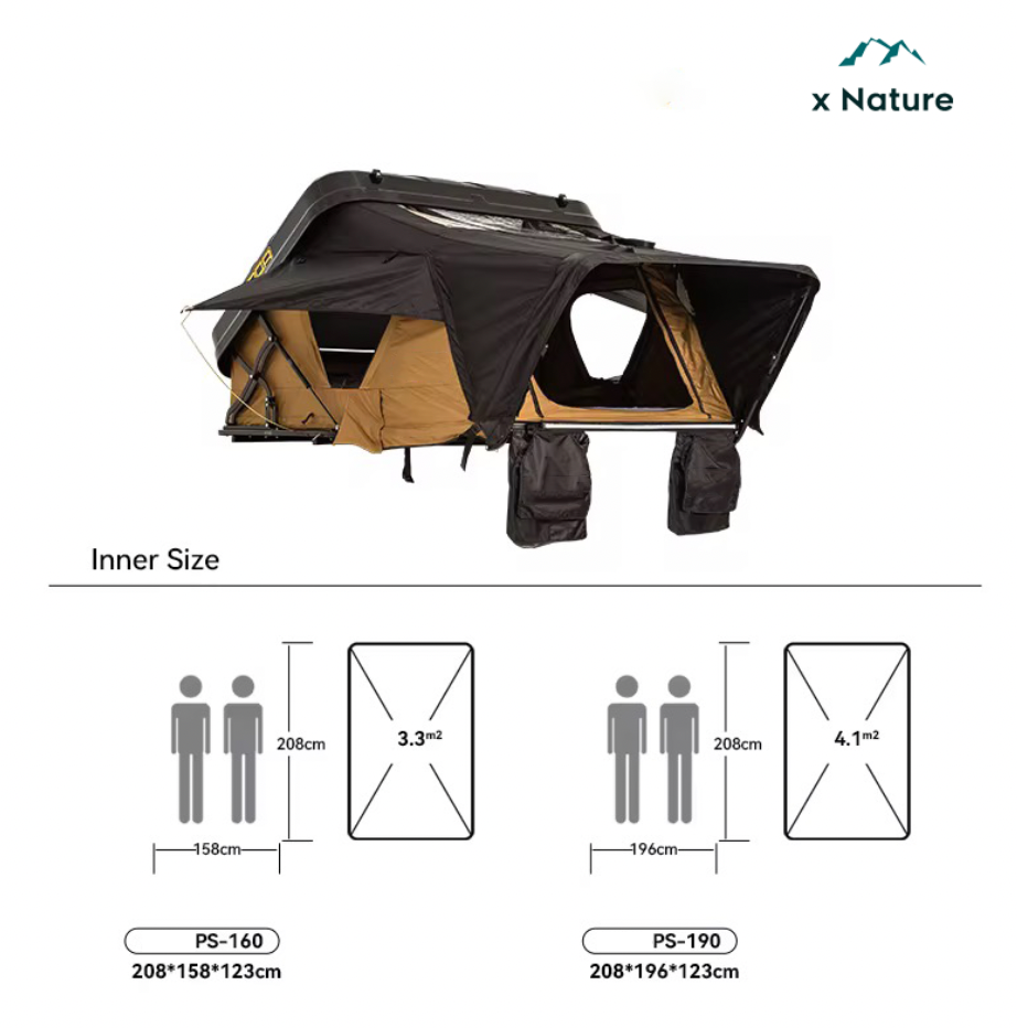 xNature Hard Shell Rooftop Tent