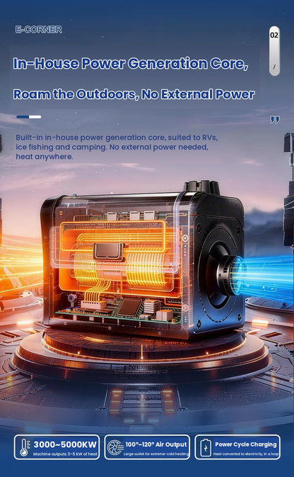 xNature Self-generating Portable Diesel Heater